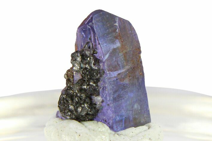 Brilliant Blue-Violet Tanzanite Crystal -Merelani Hills, Tanzania #293444